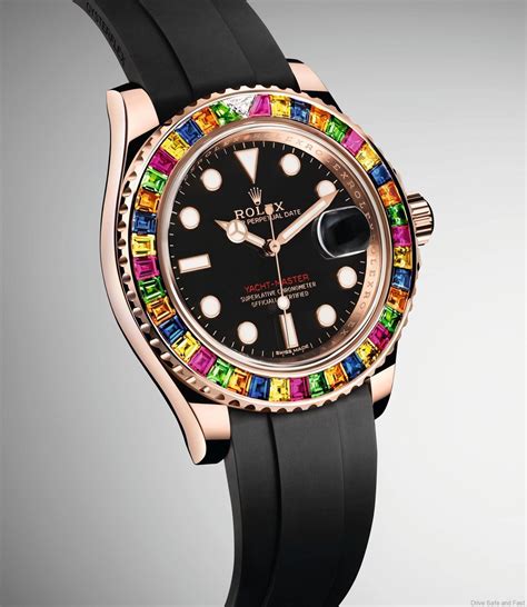 rolex oyster perpetual yacht master 40 gem set|yacht master 40 bezel.